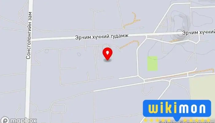 гэсэн газрын зураг Tsamkhagt Asar Агуулах дээр Улаанбаатар