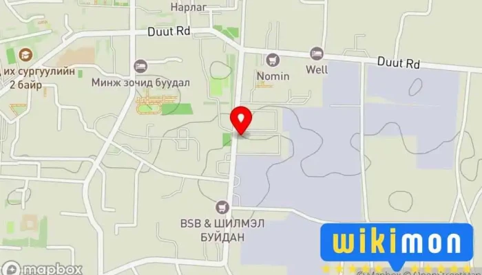 гэсэн газрын зураг Цэцэг төв Бичиг хэрэгслийн дэлгүүр дээр Ховд