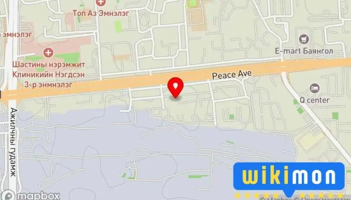 гэсэн газрын зураг Цэцэг Ургамал Цэцгийн дэлгүүр дээр Улаанбаатар