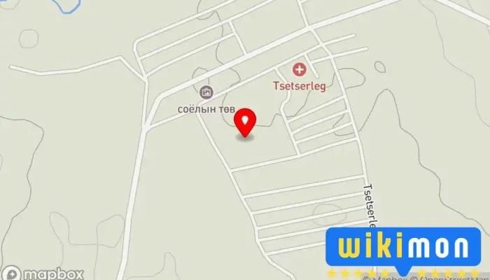гэсэн газрын зураг Tsetserleg Soum School Ахлах сургуулиуд дээр Халбан