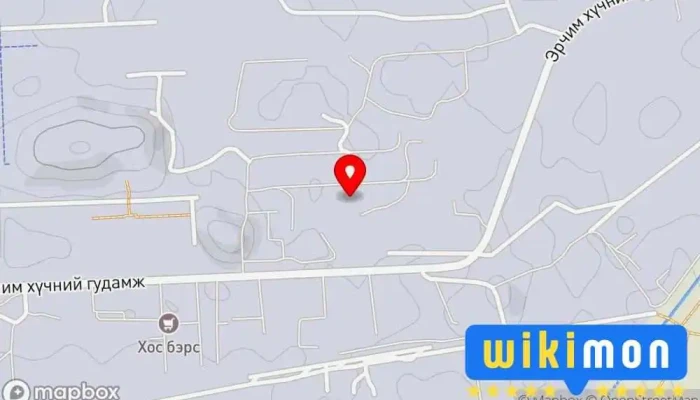 гэсэн газрын зураг Цоггэрэл Үйлдвэрлэгч дээр Улаанбаатар