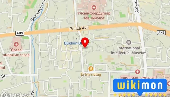 гэсэн газрын зураг УБЦТС ТӨХК Баянзүрх ХҮТ Компаний Оффис дээр Улаанбаатар