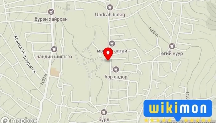 гэсэн газрын зураг Үйлдвэр Үйлдвэрлэгч дээр Улаанбаатар