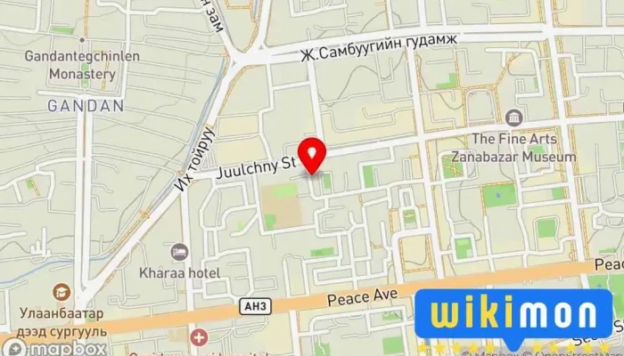 гэсэн газрын зураг Үйлс Дизайн ХХК  дээр Улаанбаатар