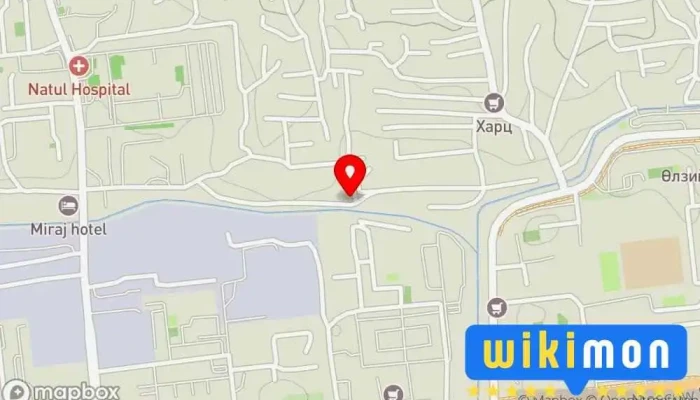 гэсэн газрын зураг Ulaan uul Зах дээр Улаанбаатар