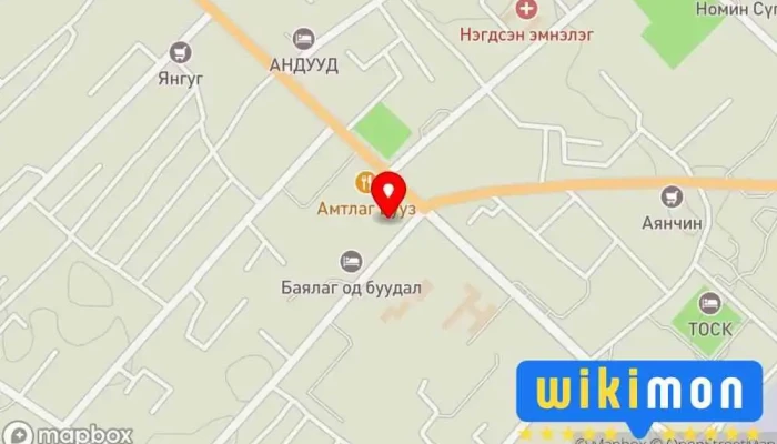 гэсэн газрын зураг Ulaangom city hall Компаний Оффис дээр Улаангом