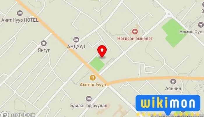 гэсэн газрын зураг Улаангом хотын засаг даргын тамгын газар Хотын Удирдлагын Оффис дээр Улаангом