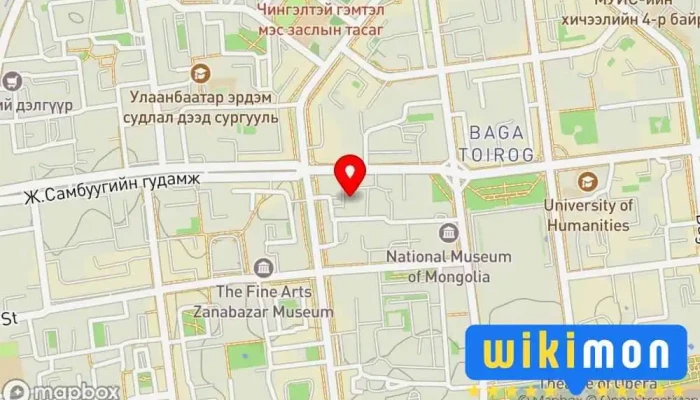 гэсэн газрын зураг Улсын Ерөнхий Прокурорын газар Хотын Удирдлагын Оффис дээр Улаанбаатар