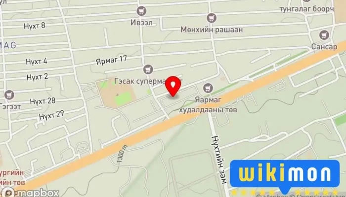 гэсэн газрын зураг Uniland /Titan/ Цэвэрлэгээний бүтээгдэхүүн нийлүүлэгч дээр Улаанбаатар