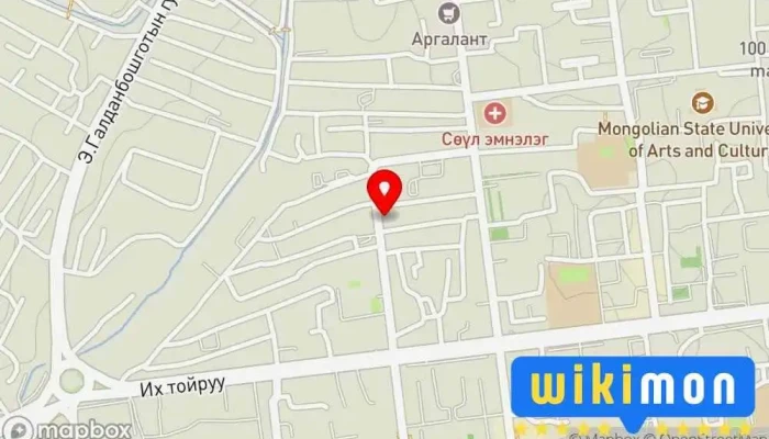 гэсэн газрын зураг Unlimited Англи хэлний сургалт Боловсролын төв дээр Улаанбаатар