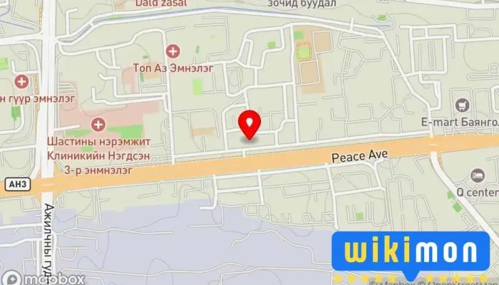 гэсэн газрын зураг Уран Жолоо авто сургууль Жолооны үнэмлэх олгох авто сургууль, Жолооны дамжаа, Сургууль дээр Улаанбаатар