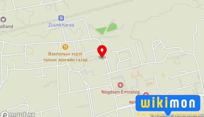 гэсэн газрын зураг Урсдаг халуун тогоо, солонгос хоол Ази хоолны ресторан дээр Зүүнхараа