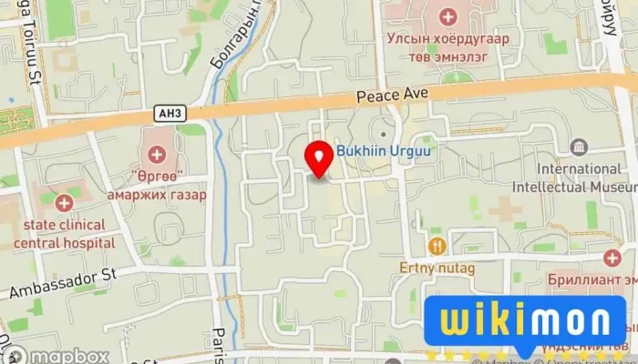 гэсэн газрын зураг УСЧИН Үсчин дээр Улаанбаатар