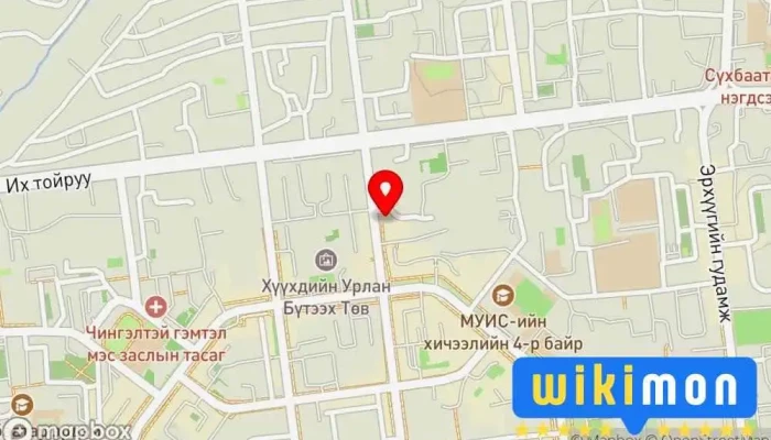 гэсэн газрын зураг Уул Үүл хэвлэлийн газар  дээр Улаанбаатар