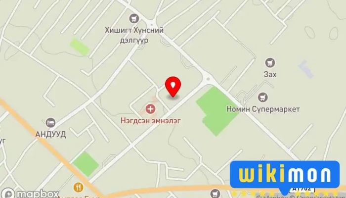 гэсэн газрын зураг Увс Аймгийн ЭМГ Эмнэлэг дээр Улаангом