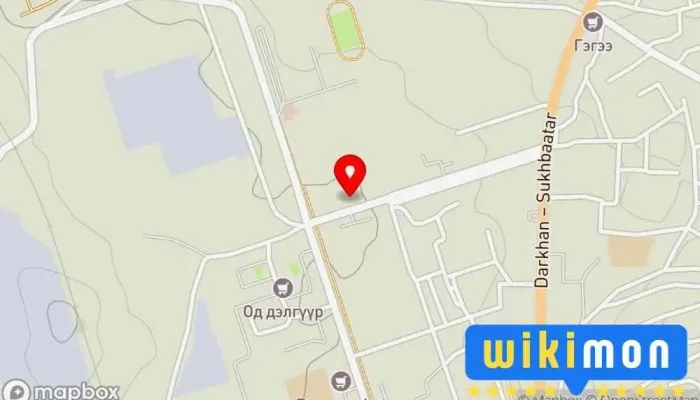 гэсэн газрын зураг V8 авто кузов засвар Автомашин засварын газар дээр Дархан
