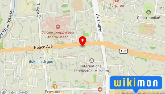 гэсэн газрын зураг Zhargal Kafe Цайны газар дээр Улаанбаатар