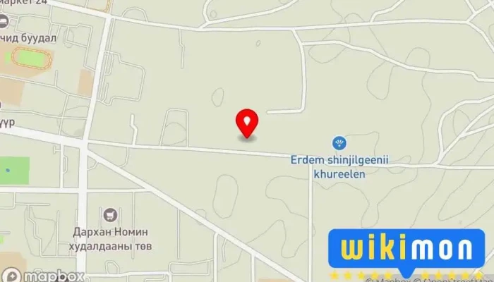 гэсэн газрын зураг Жүр Үр ХХК - Үйлдвэр Нарийн боовны цех дээр Дархан
