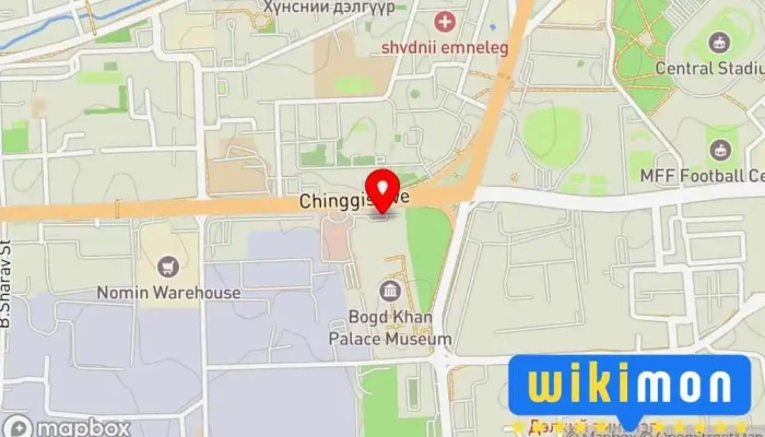 гэсэн газрын зураг Зогсоол Автомашины зогсоол дээр Улаанбаатар