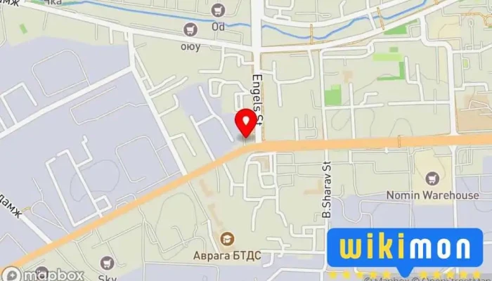 гэсэн газрын зураг Зогсоол Автомашины зогсоол дээр Улаанбаатар