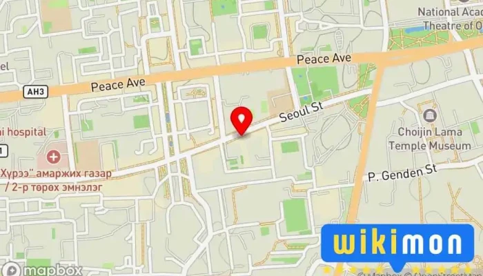 гэсэн газрын зураг Zoloarts art studio Урлагийн Сургууль дээр Улаанбаатар